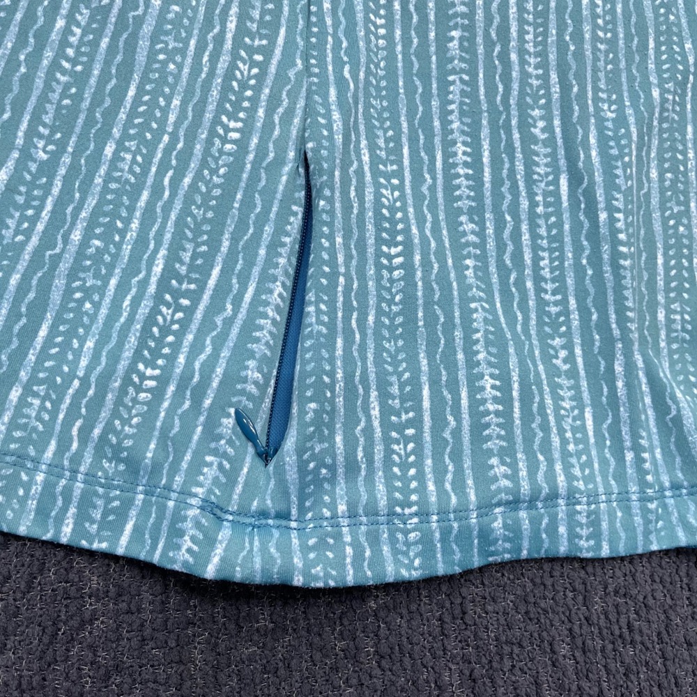 Title Nine Diamalete Blue White Stripe Active Dress Womens Large Strappy Back L - Picture 6 of 8
